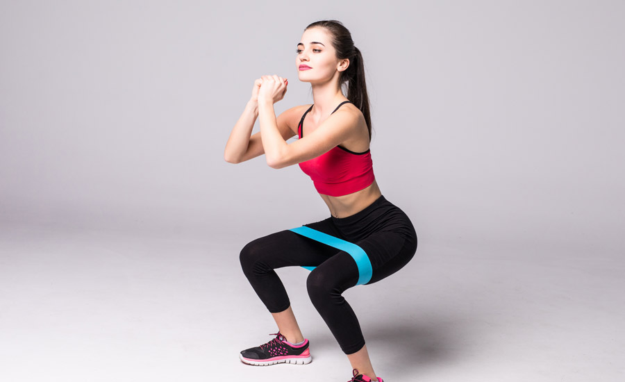 Elastique Fessier Bandes De Résistance Tissu Lourd Pour Femmes - Entraînement Fessiers, Hanches, Jambes - Booty Band - Lot 3 Taille Bandes De Résistance Fitness